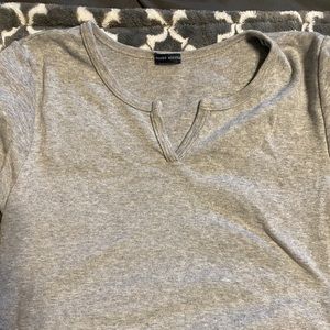 Brandy Melville grey half top.